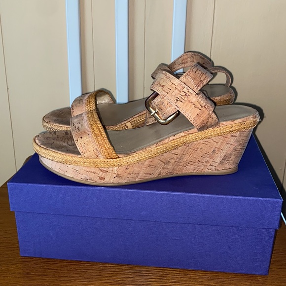 Stuart Weitaman Cork Sandals - Picture 3 of 10